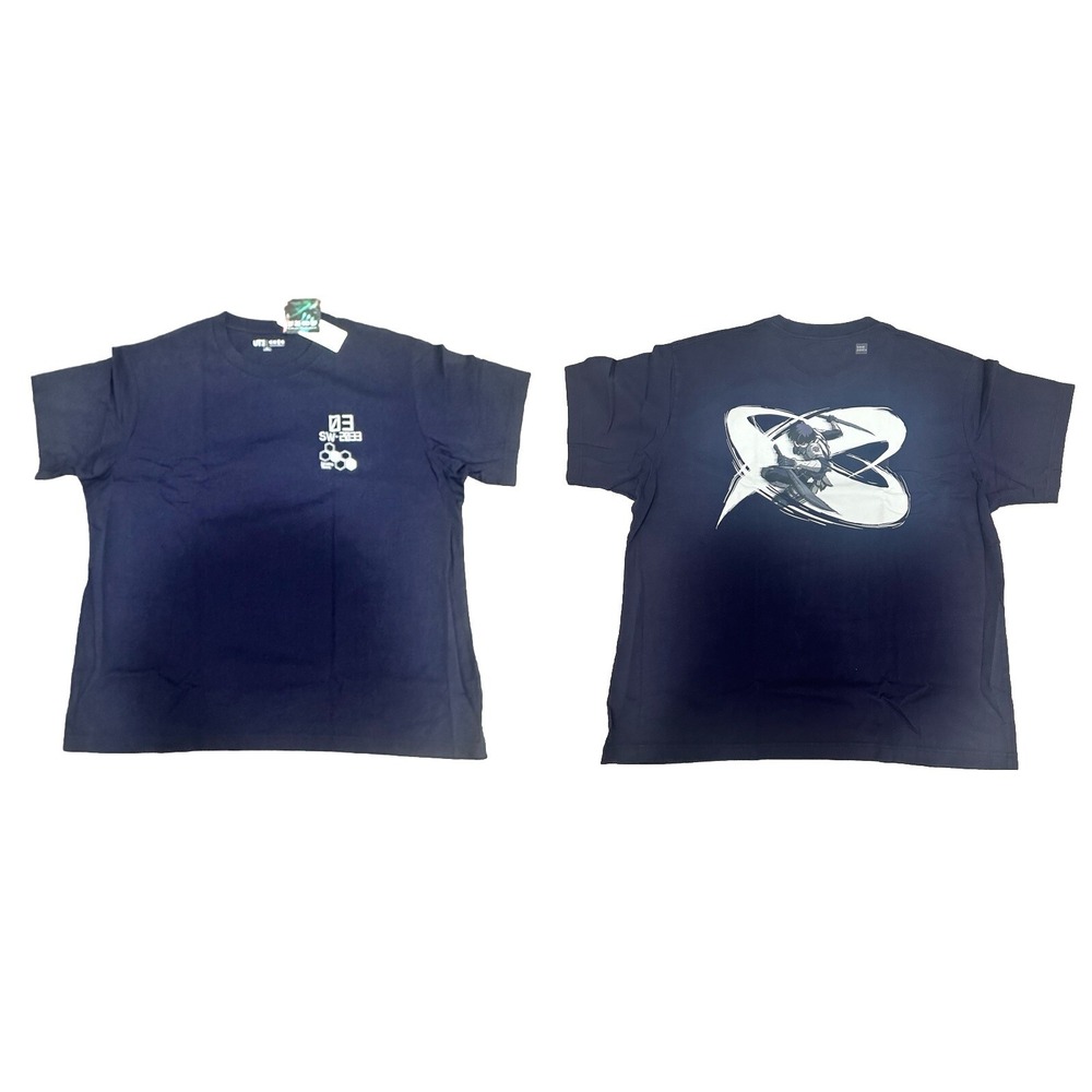 UNIQLO x Kaiju Men's 2XL No. 8 Anime  Short Sleeve Navy‎ Blue UT T-shirt
